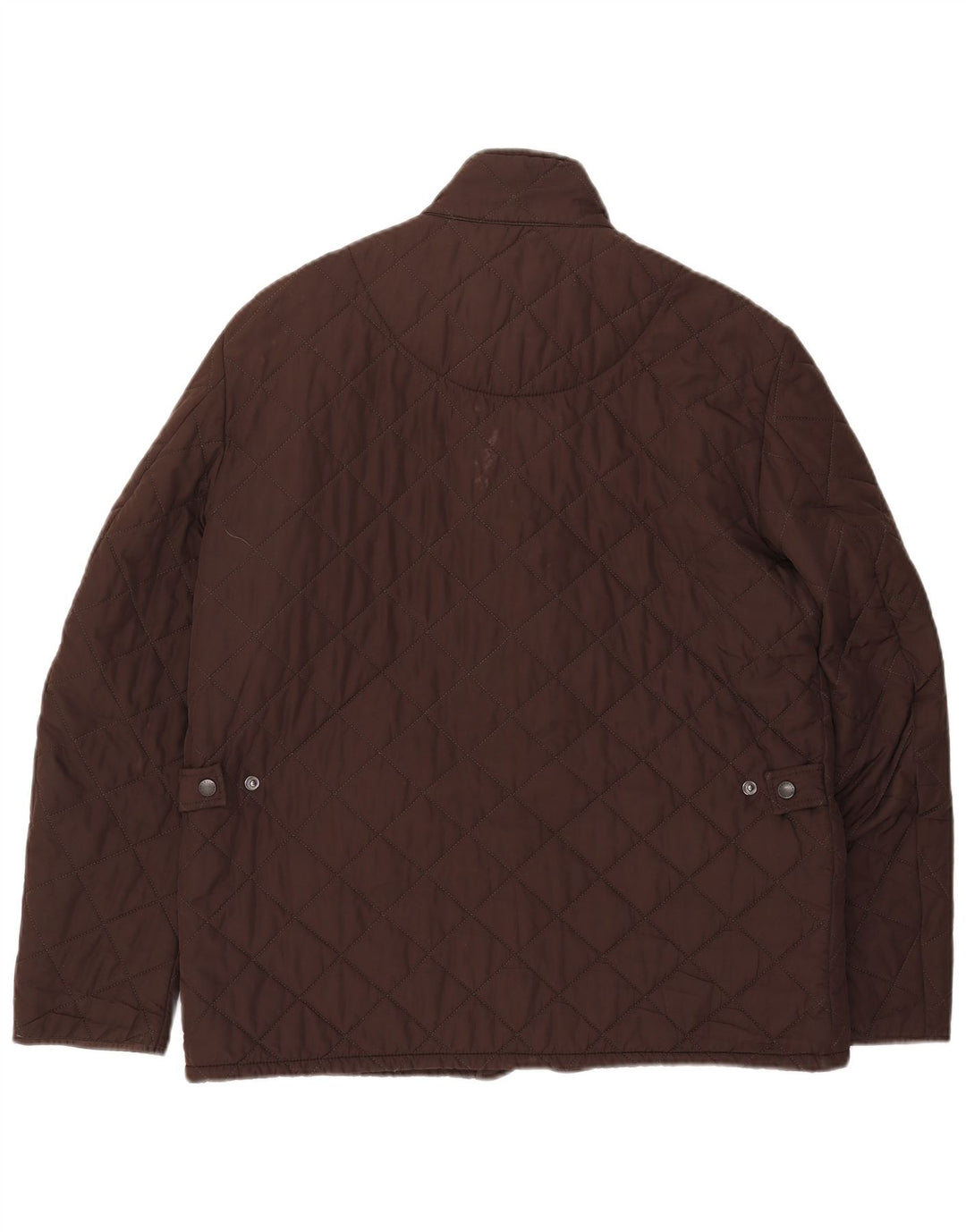 Jaqueta acolchoada masculina BARBOUR UK 40 grande poliéster marrom