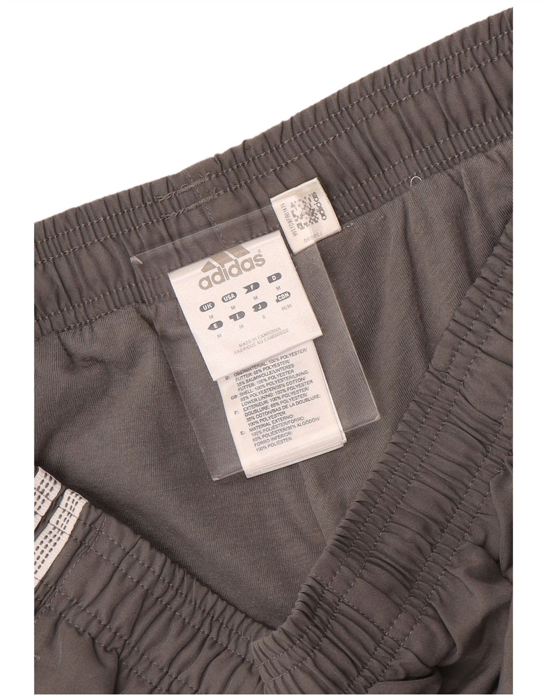 Calça de treino masculina Adidas Joggers cinza médio poliéster