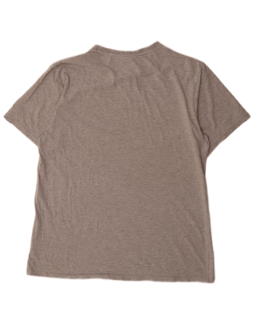 Camiseta masculina Ellesse com estampa gráfica XL algodão manchado cinza