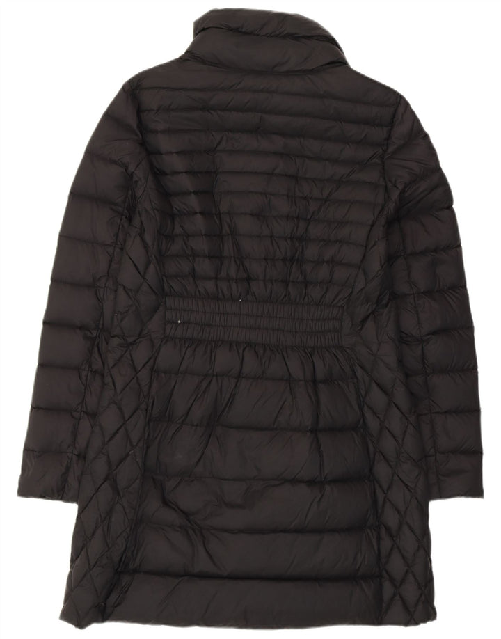 Casaco acolchoado feminino MICHAEL KORS UK 14 médio preto nylon