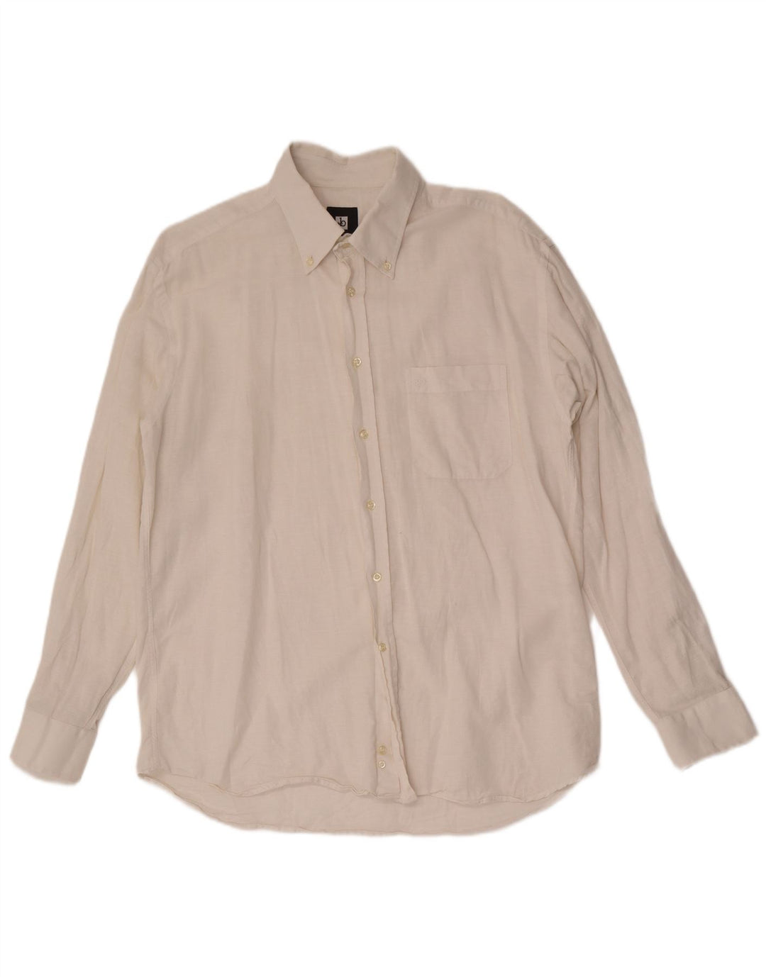 Camisa masculina ROCCOBAROCCO tamanho 44 17 1/2 XL branca