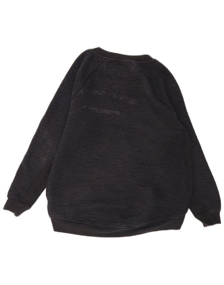Nike moletom feminino jumper grande algodão preto