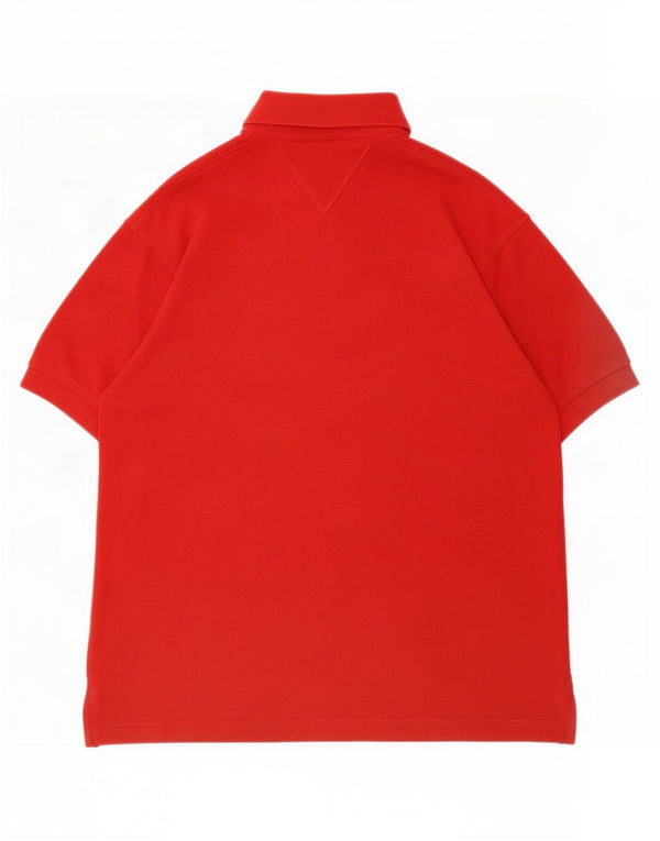 Tommy Hilfiger Mens Polo Shirt XL Red