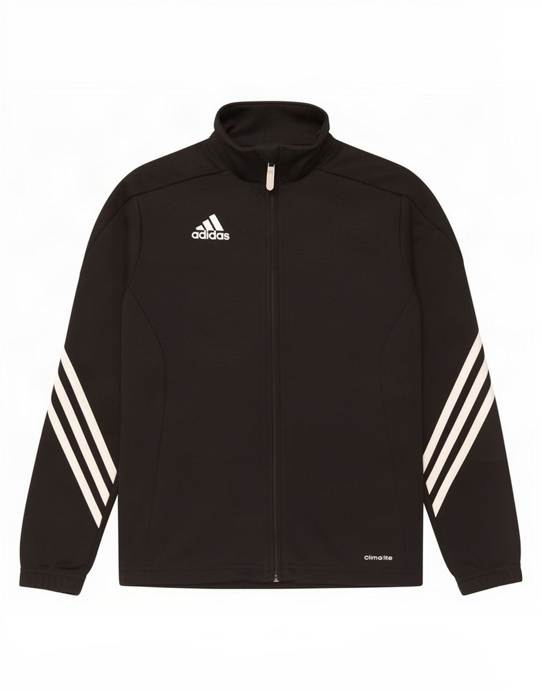 Casaco de treino Adidas Boys Climalite 9-10 anos preto poliéster