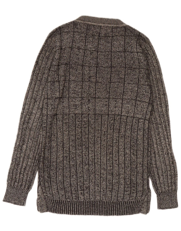Suéter feminino Marella com gola canoa UK 6 XS cinza