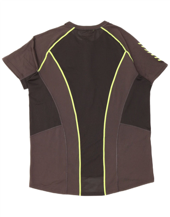 HELLY HANSEN Masculino manga curta pulôver agasalho top XL cinza colorblock