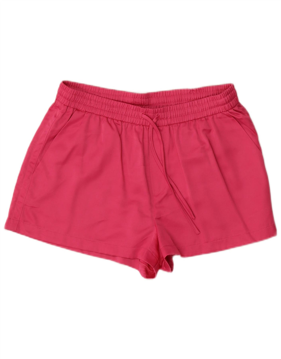 Shorts esportivos femininos Zara grandes W30 viscose rosa