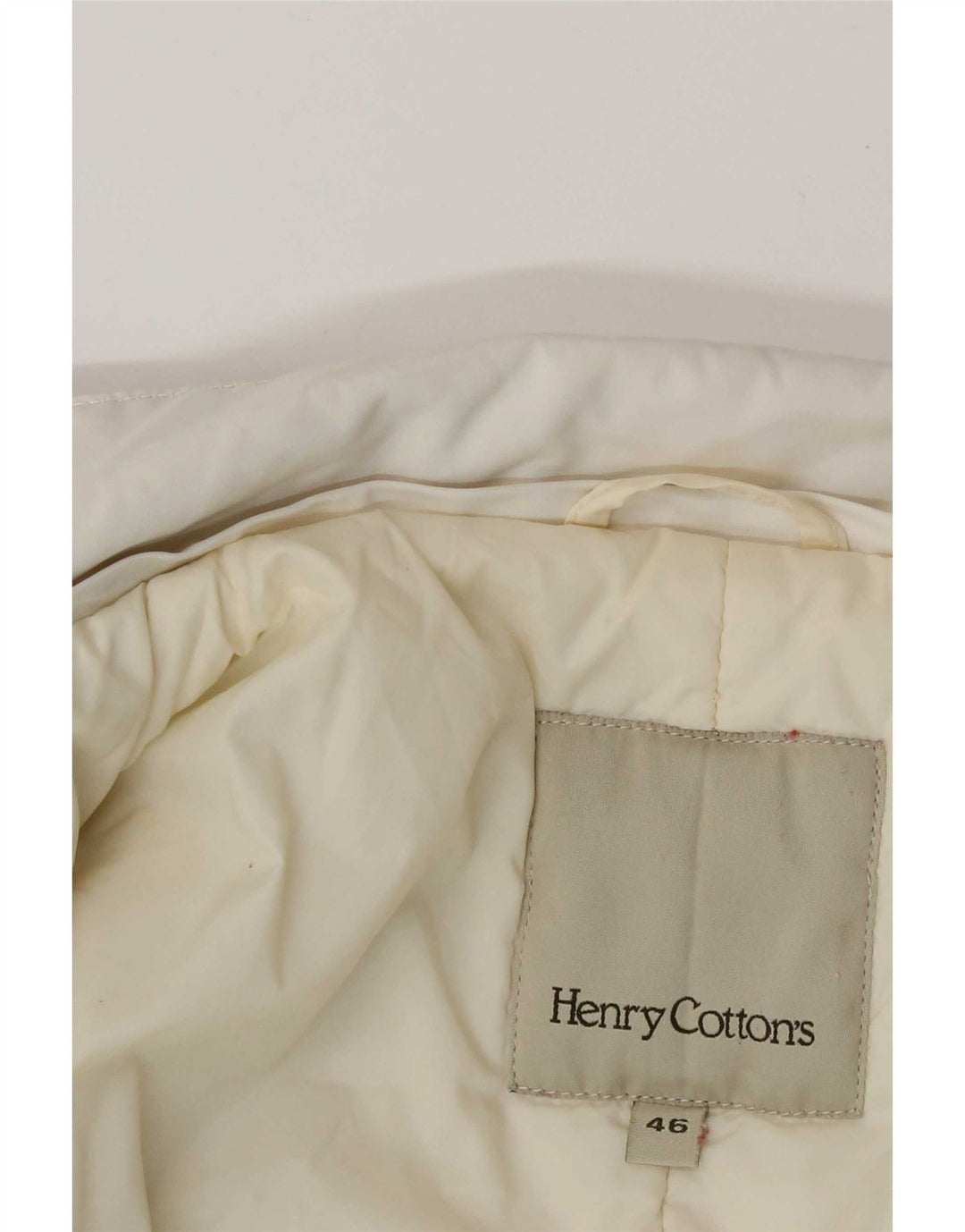 Jaqueta utilitária feminina Henry Cottons IT 46 grande poliéster branco