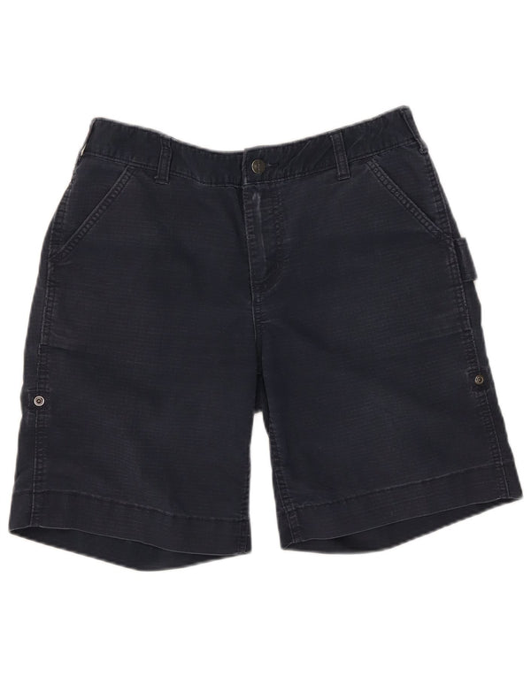 Shorts feminino Carhartt Original Fit Chino US 10 Grande W32 Azul Marinho Algodão