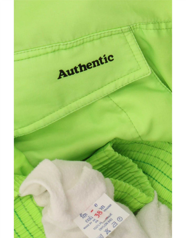 Autêntico Mens Anorak Treino Top Jacket UK 38 Poliamida Verde Médio