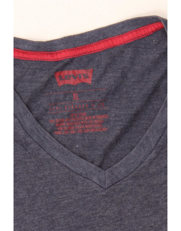 Camiseta masculina Levi's Top XL algodão azul marinho