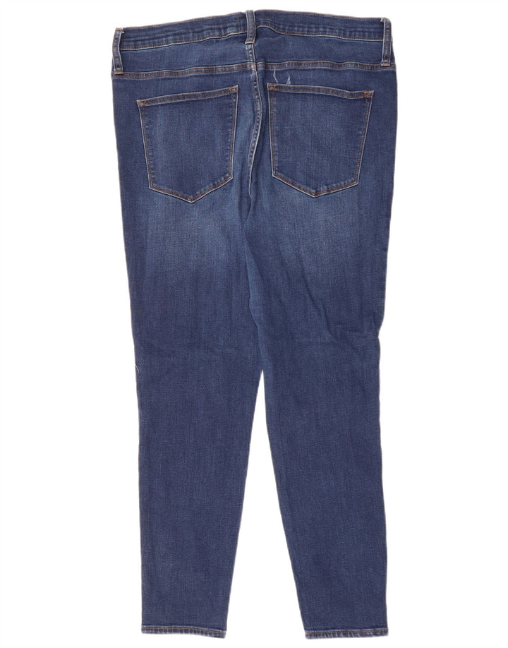 J. CREW Jeans skinny feminino de cintura alta W33 L28 azul