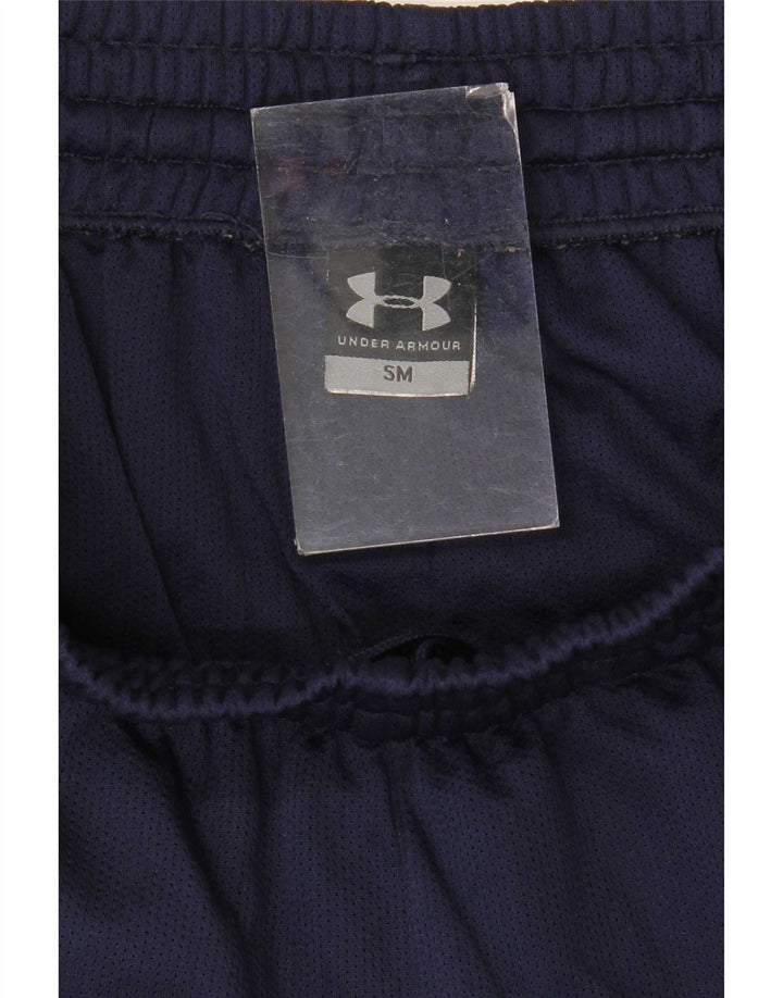 Under Armour Mens Sport Shorts Pequeno Azul Marinho Colourblock Poliéster