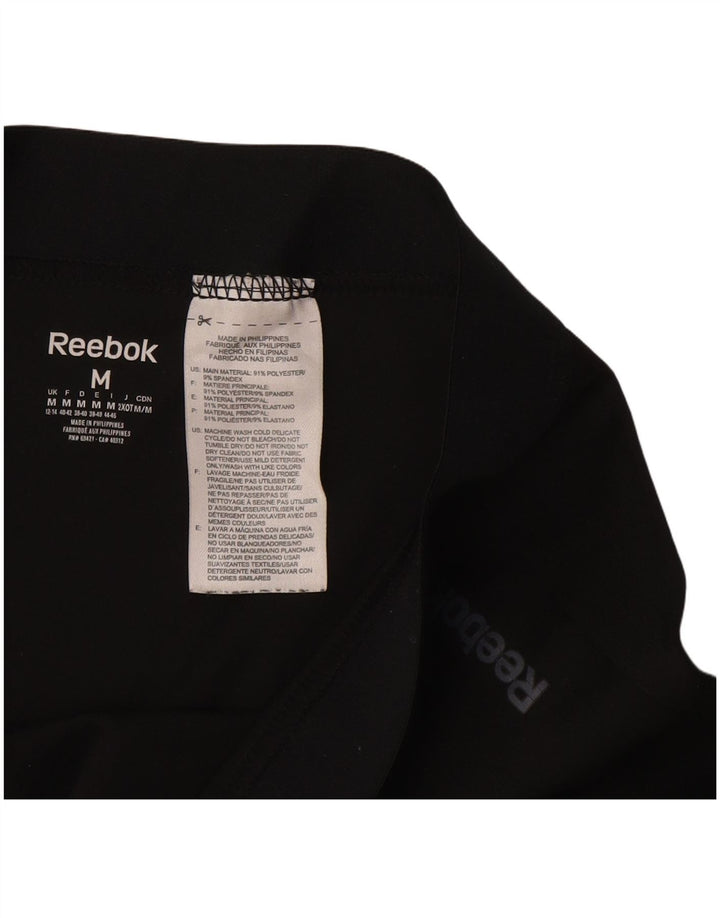 Leggings femininas REEBOK UK 12/14 poliéster preto médio