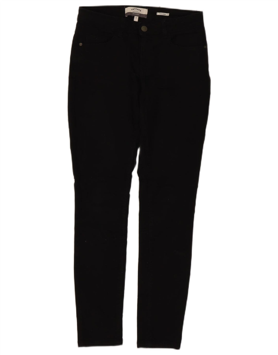 Calça jeans feminina Fat Face UK 8 pequena W28 L29 preta