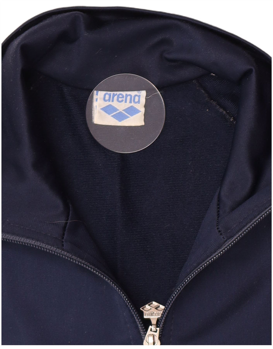 Jaqueta masculina de agasalho gráfico Arena grande bloco colorido azul marinho