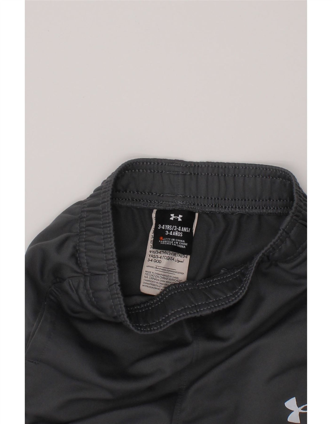 Calça de treino para meninos UNDER ARMOUR 3-4 anos poliéster cinza