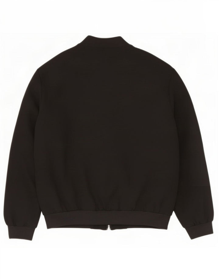 Jaqueta bomber feminina Zara UK 14 poliéster preto médio