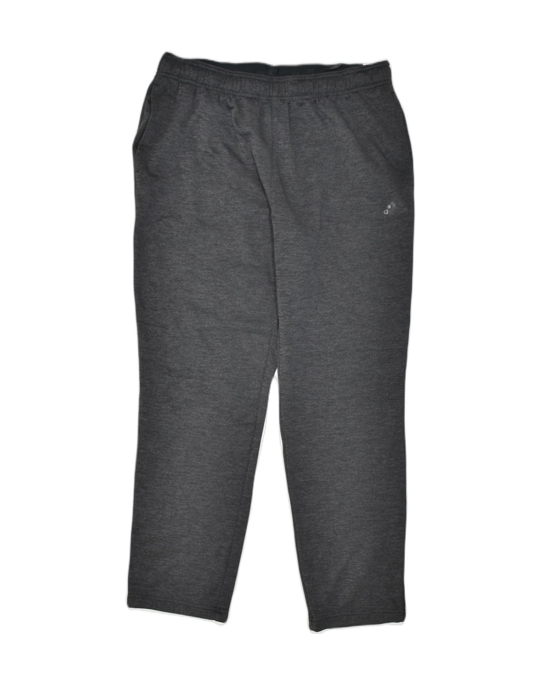 Calças de treino masculinas ADIDAS poliéster cinza grande