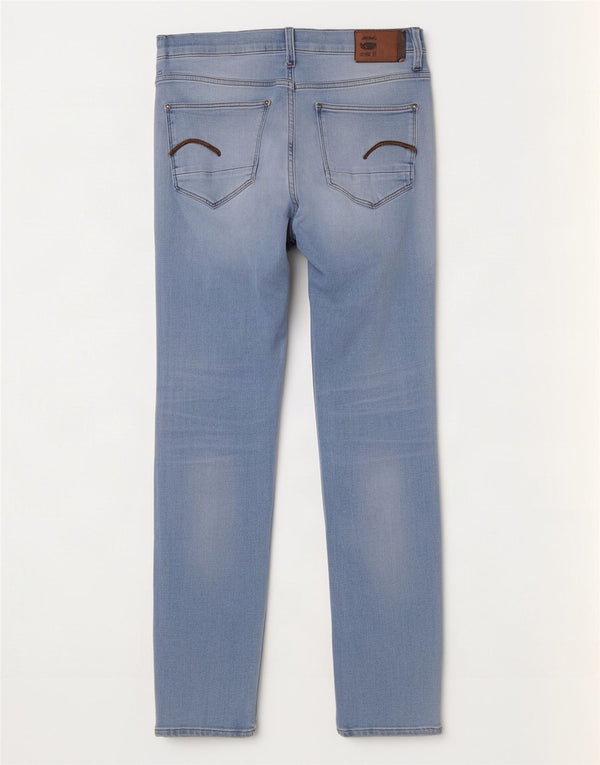 Calça jeans skinny masculina G-Star W33 L32 algodão azul