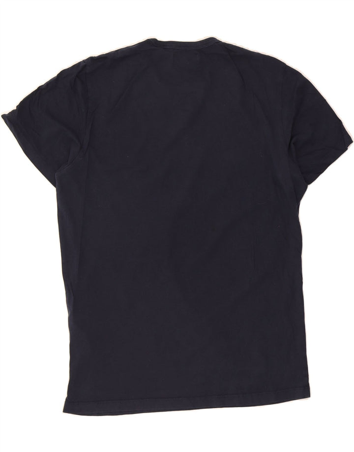 JACK & JONES Mens T-Shirt Top Medium Navy Blue Cotton Vintage Jack & Jones and Second-Hand Jack & Jones from Messina Hembry 