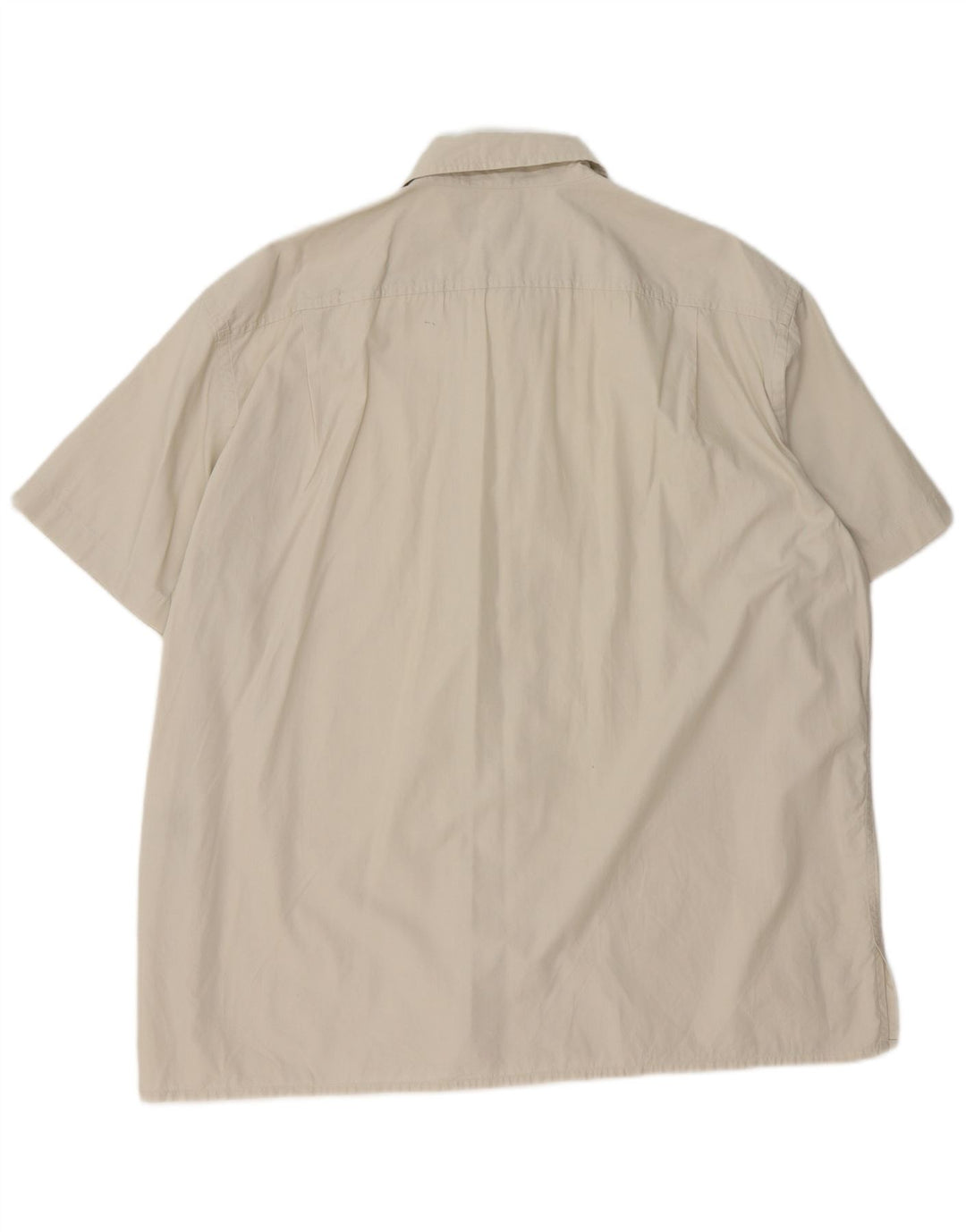 Camisa masculina de manga curta Dkny XL bege algodão