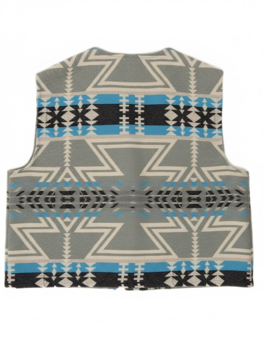 Colete masculino vintage XL cinza Fair Isle