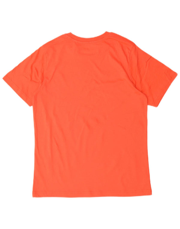 Camiseta masculina Kappa Top pequeno laranja poliéster