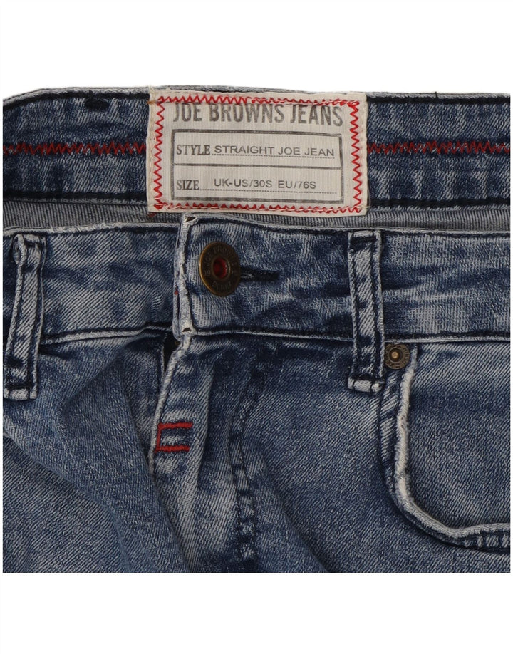 Calça jeans reta feminina JOE BROWNS W30 L29 algodão azul