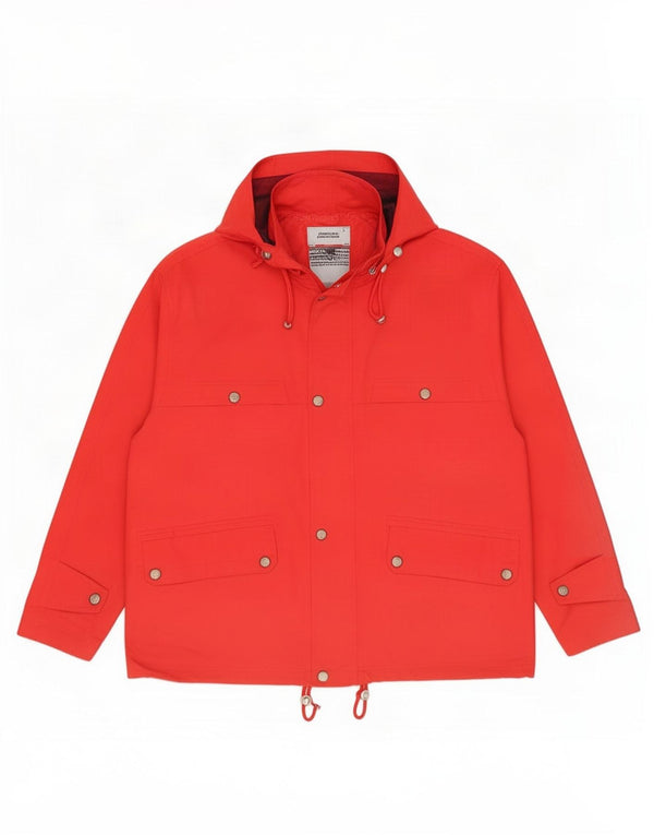 Jaqueta utilitária masculina Diadora UK 42 XL algodão vermelho