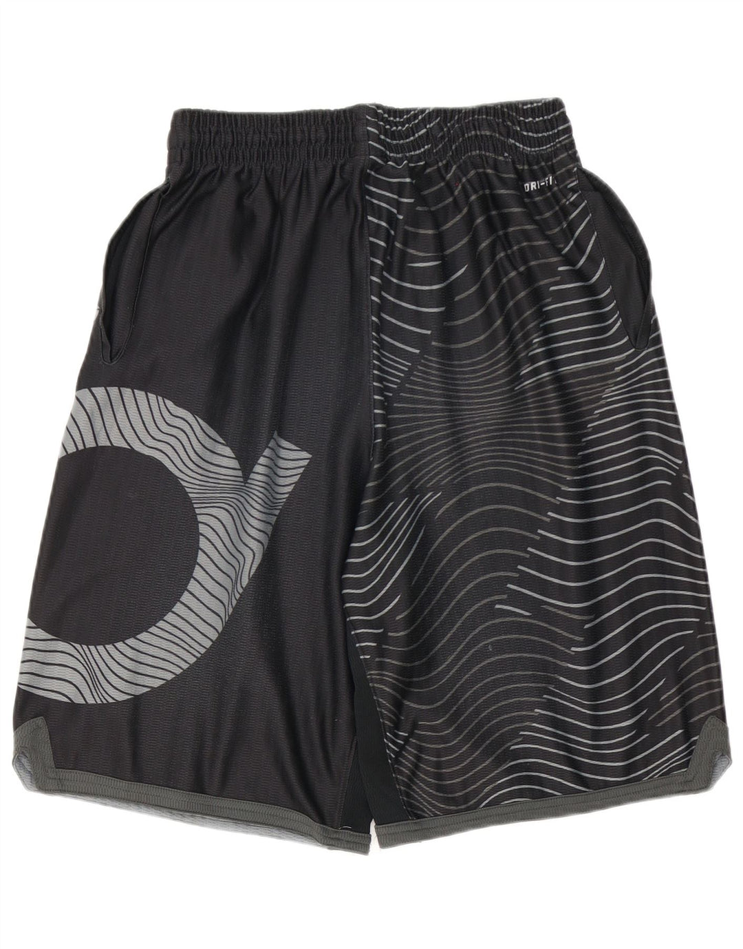 NIKE Masculino Dri Fit Sport Shorts Grande Poliéster Geométrico Preto