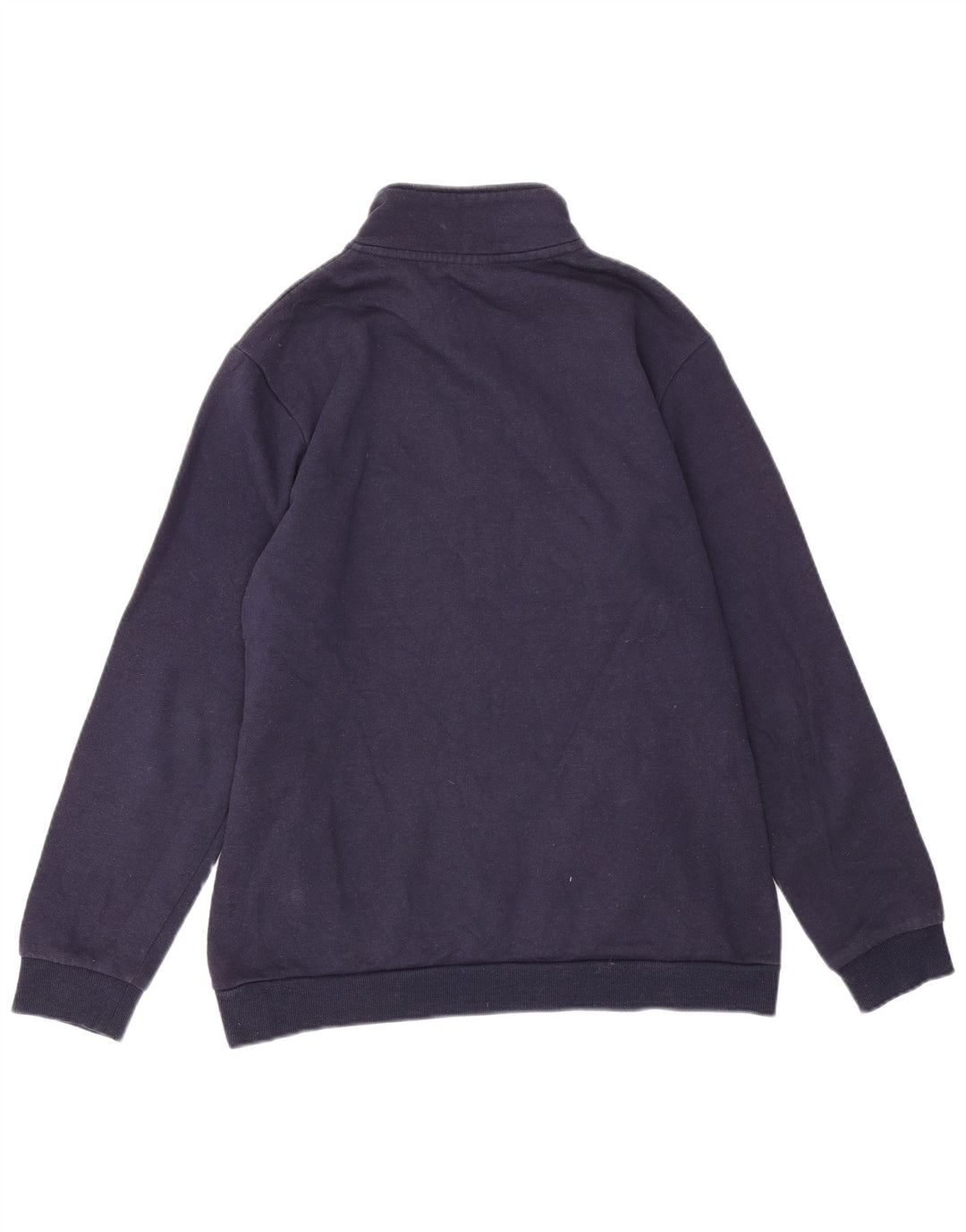 Moletom masculino Fila com gola com zíper e moletom médio azul marinho colorblock