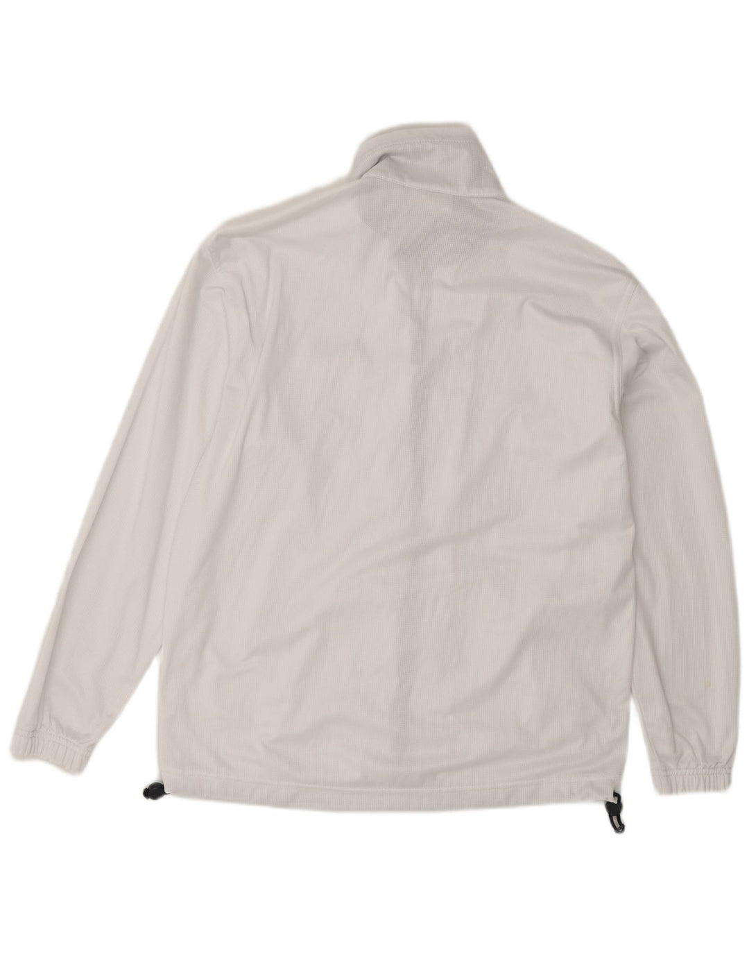 ASICS Mens Loose Fit Tracksuit Top Jacket XS Poliéster Branco
