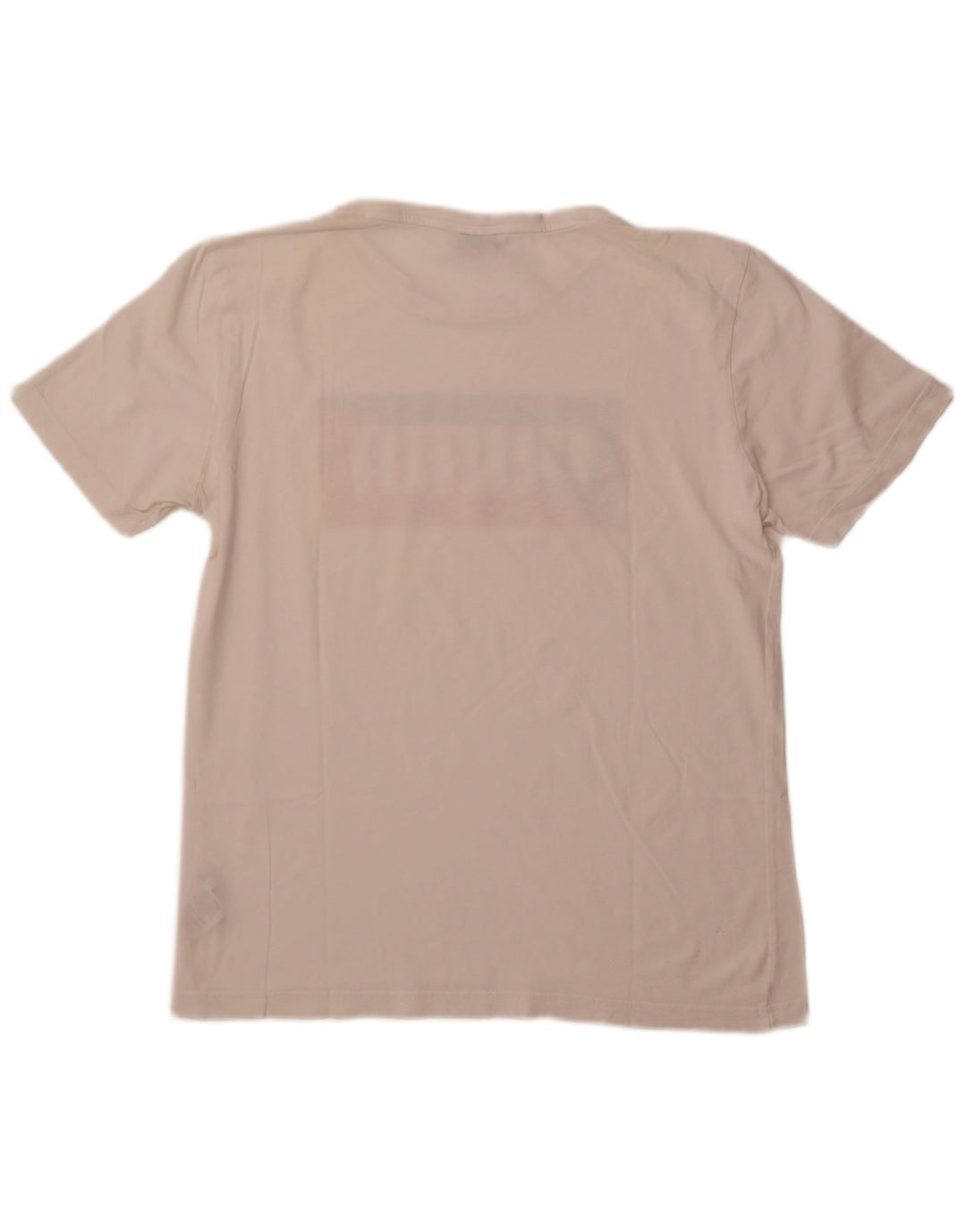 PUMA Mens Graphic T-Shirt Top Large White Cotton