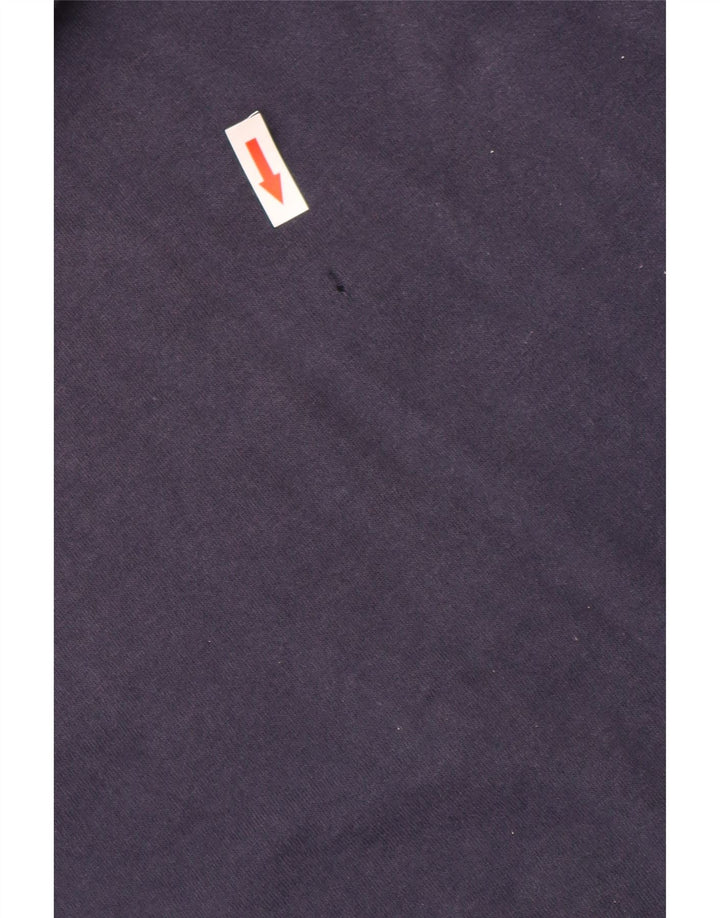 Camiseta gráfica masculina WEIRD FISH Top 3XL algodão azul marinho