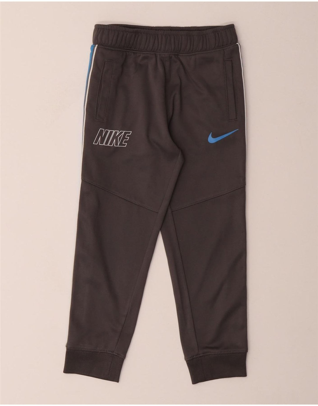 Calça de treino Nike Boys Dri Fit Joggers 5-6 anos cinza médio