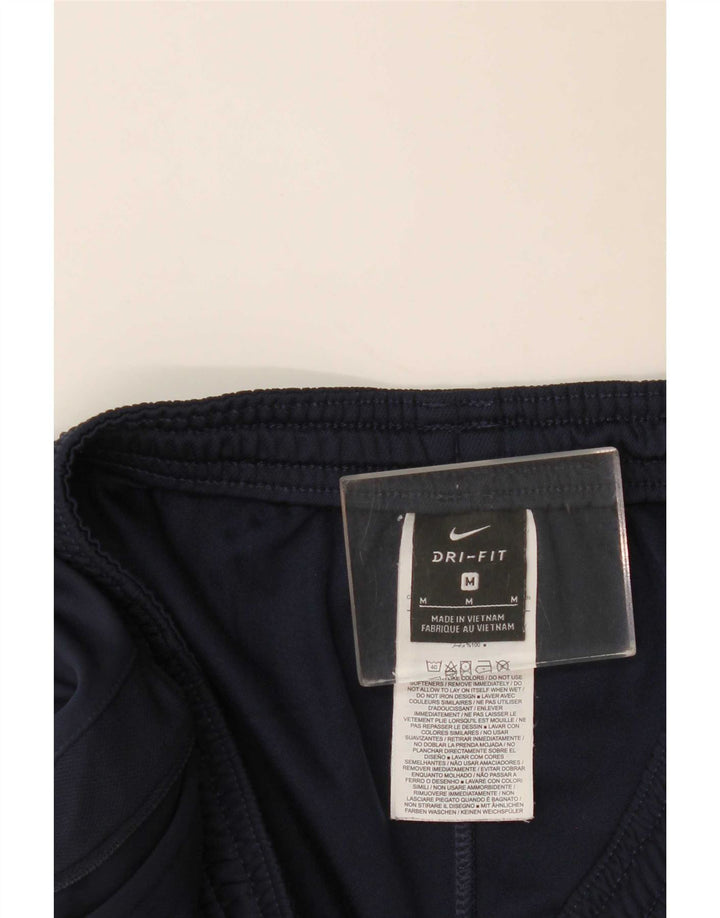 Calça de treino masculina Nike Dri Fit médio azul marinho poliéster