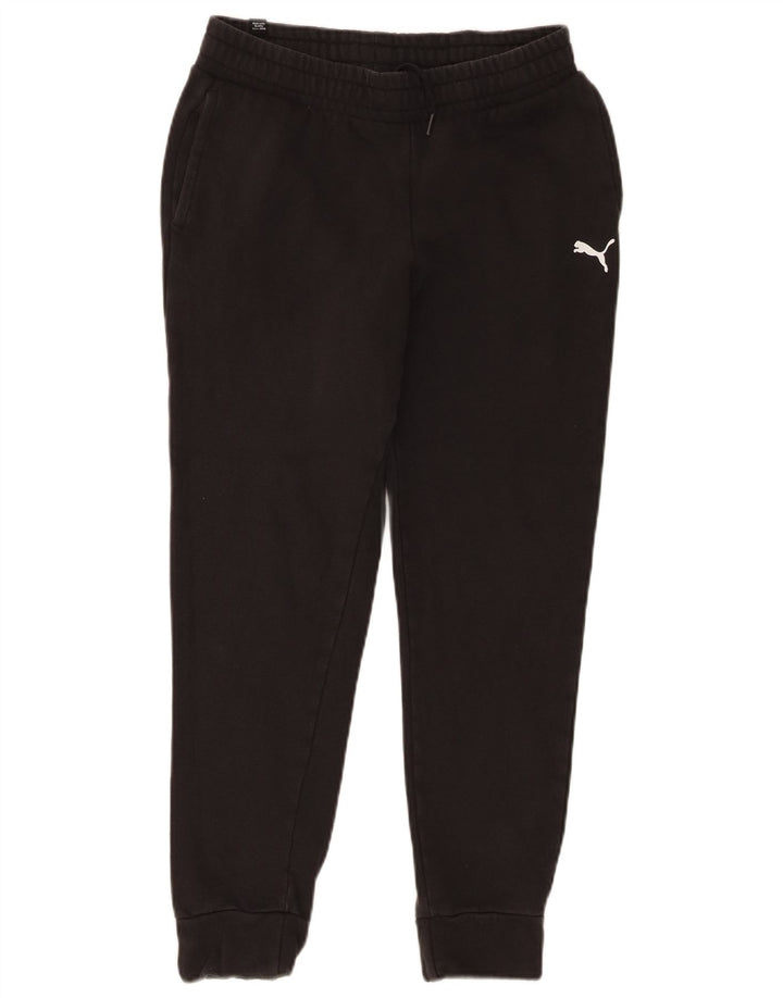 Calça de treino masculina Puma Joggers pequeno algodão preto