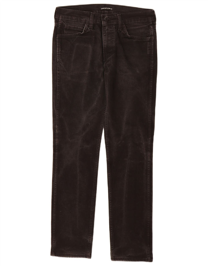 Jeans feminino Levi's Line 8 Slim W30 L32 algodão preto