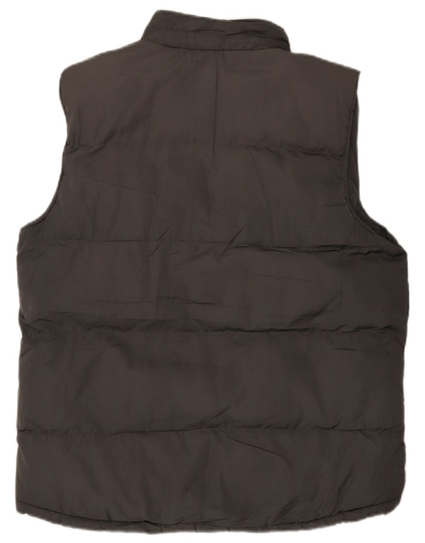 Crew Clothing Mens acolchoado Gilet UK 38 poliéster cinza médio