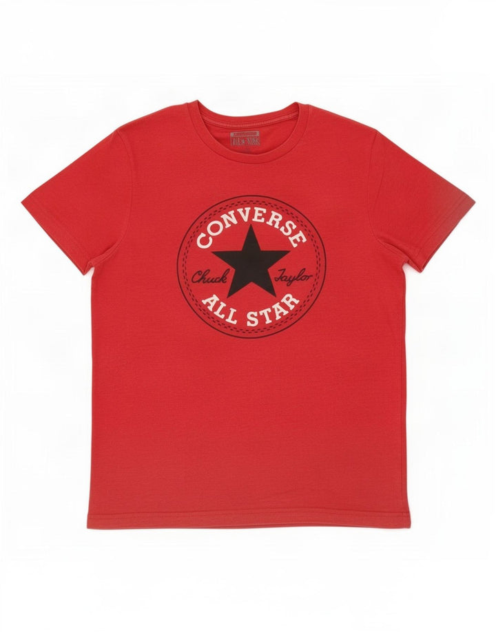 Camiseta Converse Mens Graphic Top Médio Vermelho