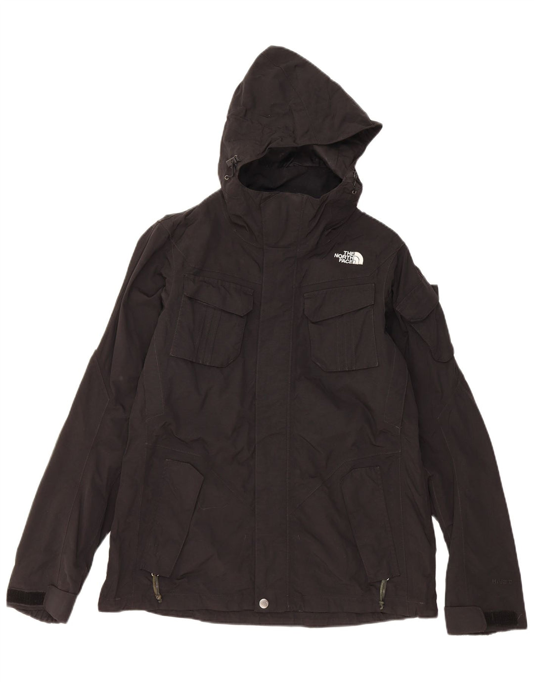 Jaqueta corta-vento feminina com capuz THE NORTH FACE Hyvent Reino Unido 14 médio preto