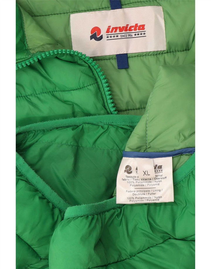 Colete acolchoado masculino Invicta UK 42 XL poliamida verde