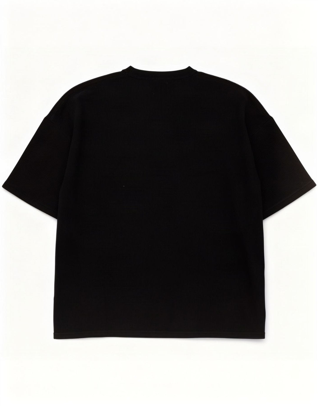 Camiseta masculina Zara Top grande de algodão preto