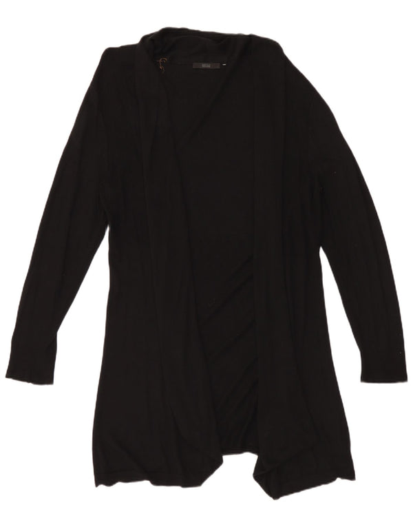 Suéter cardigã aberto feminino Marks & Spencer Longline Reino Unido 20 2XL preto