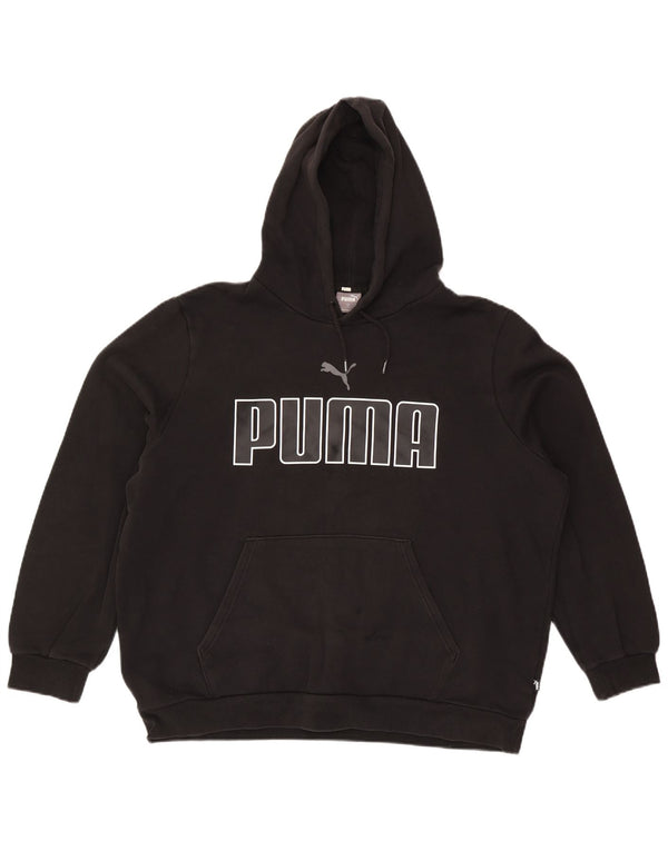 Puma Mens Graphic Hoodie Jumper XL Preto