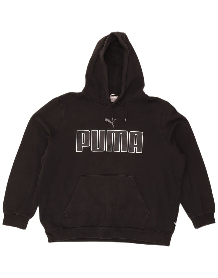 Puma Mens Graphic Hoodie Jumper XL Preto