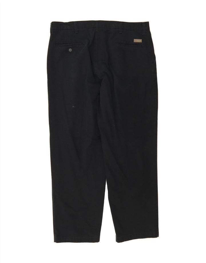 LEE Mens Straight Chino Trousers W38 L29 Navy Blue Cotton Vintage Lee and Second-Hand Lee from Messina Hembry 