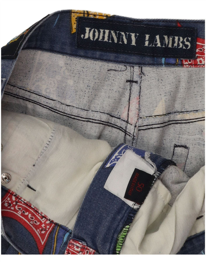 Saia jeans feminina JOHNNY LAMBS para iate IT 50 XL W32 azul