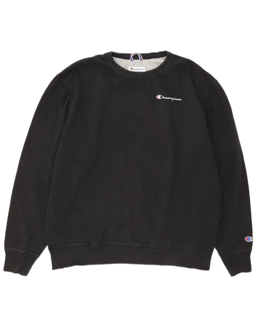 Champion moletom masculino jumper grande algodão preto